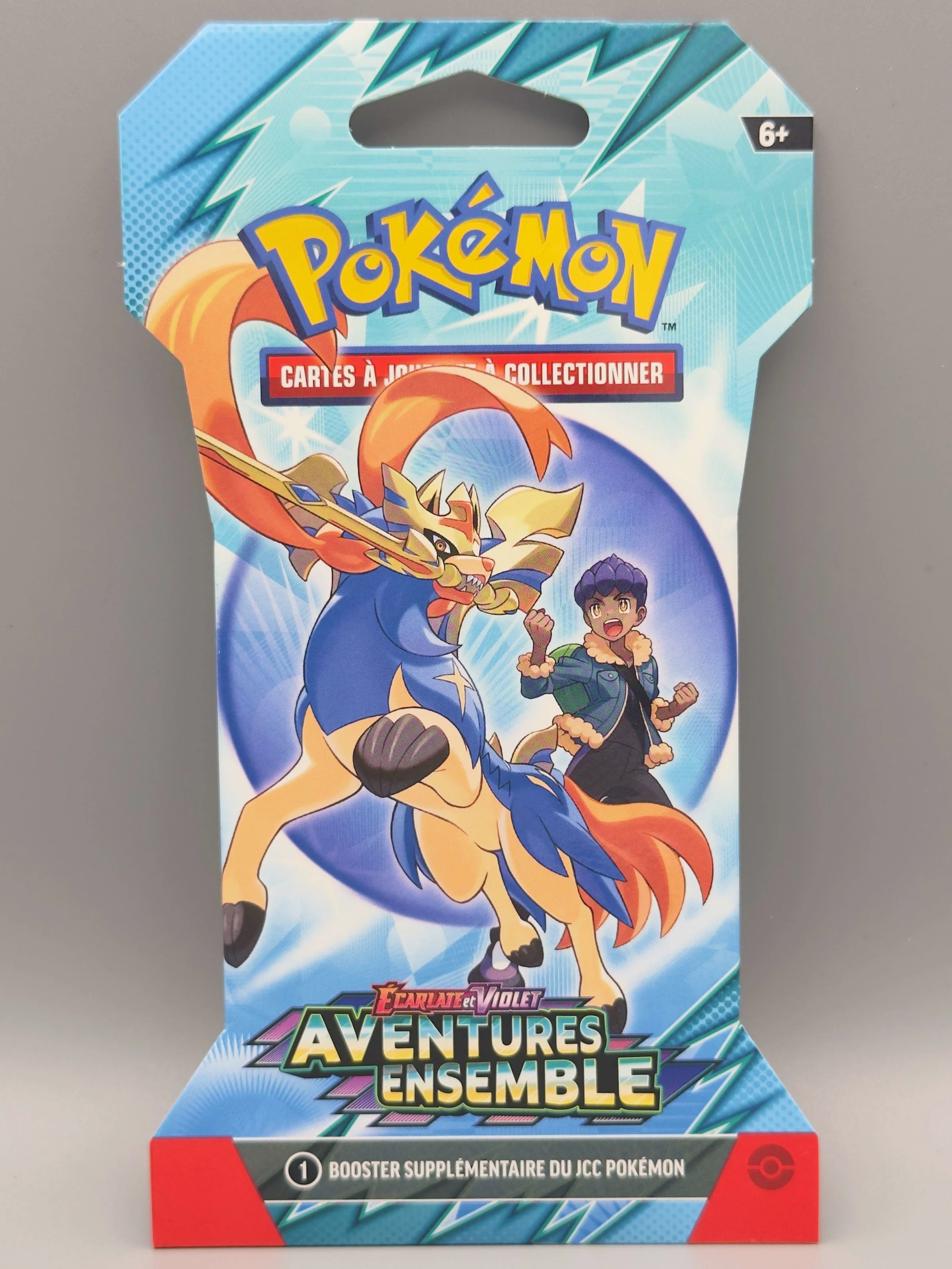 Booster blister Aventures Ensemble, illustration de Zacian et Nabil