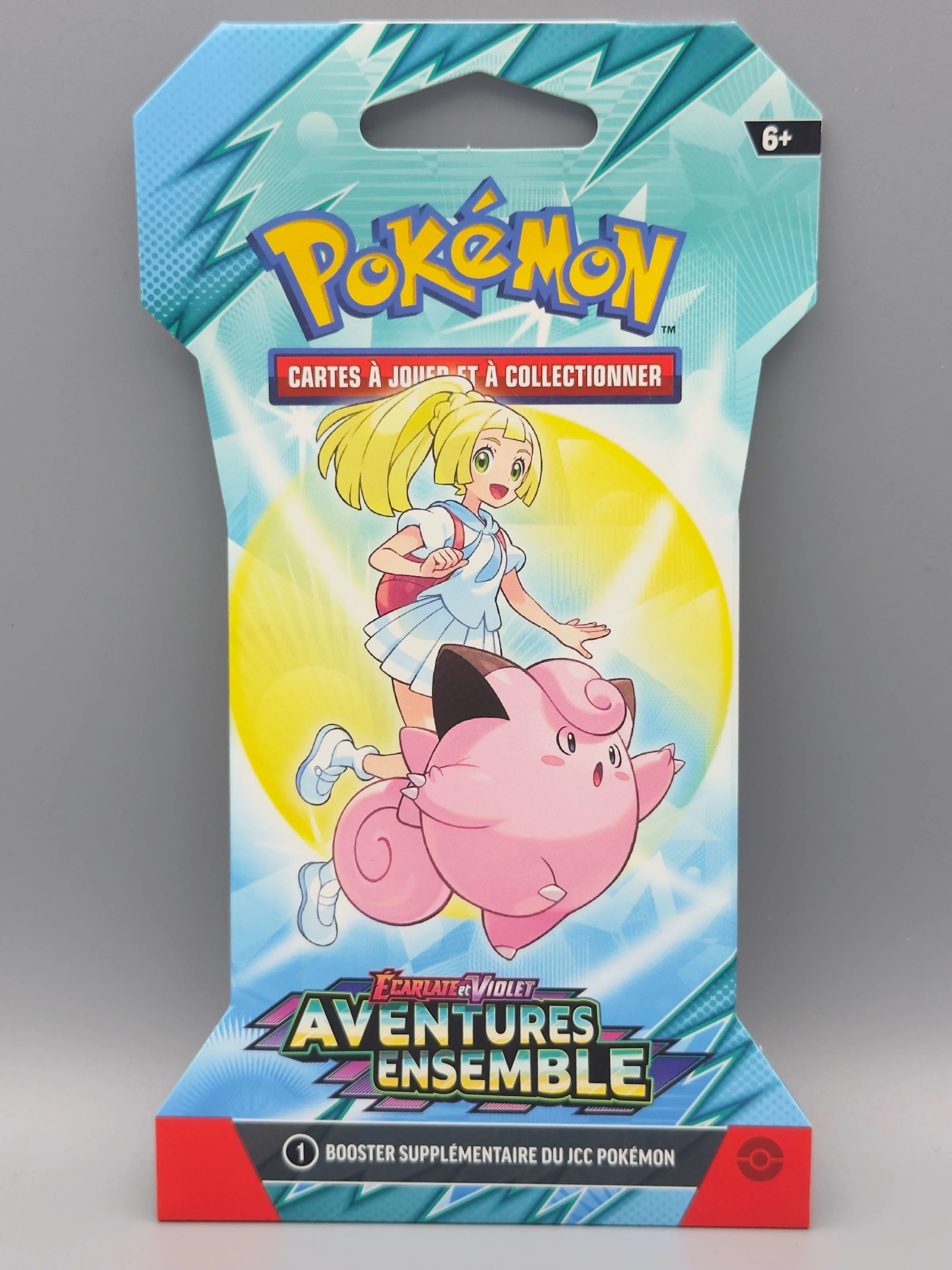 Booster blister Aventures Ensemble, illustration de Lillie et Mélofée