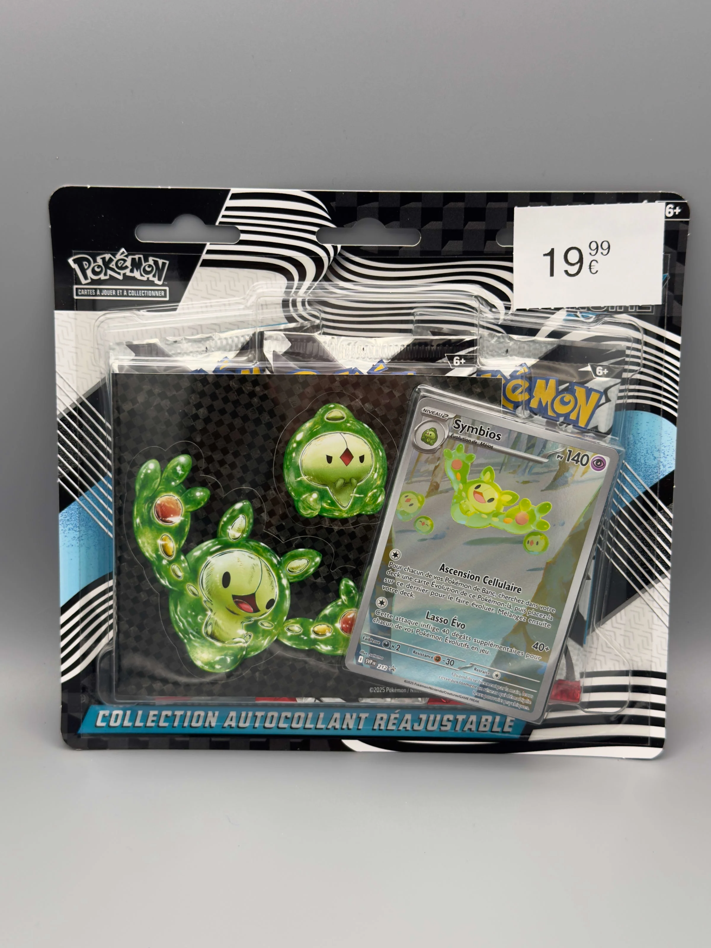 Tripack Foudre Noire avec un autocollant réajustable Symbios et sa carte promo