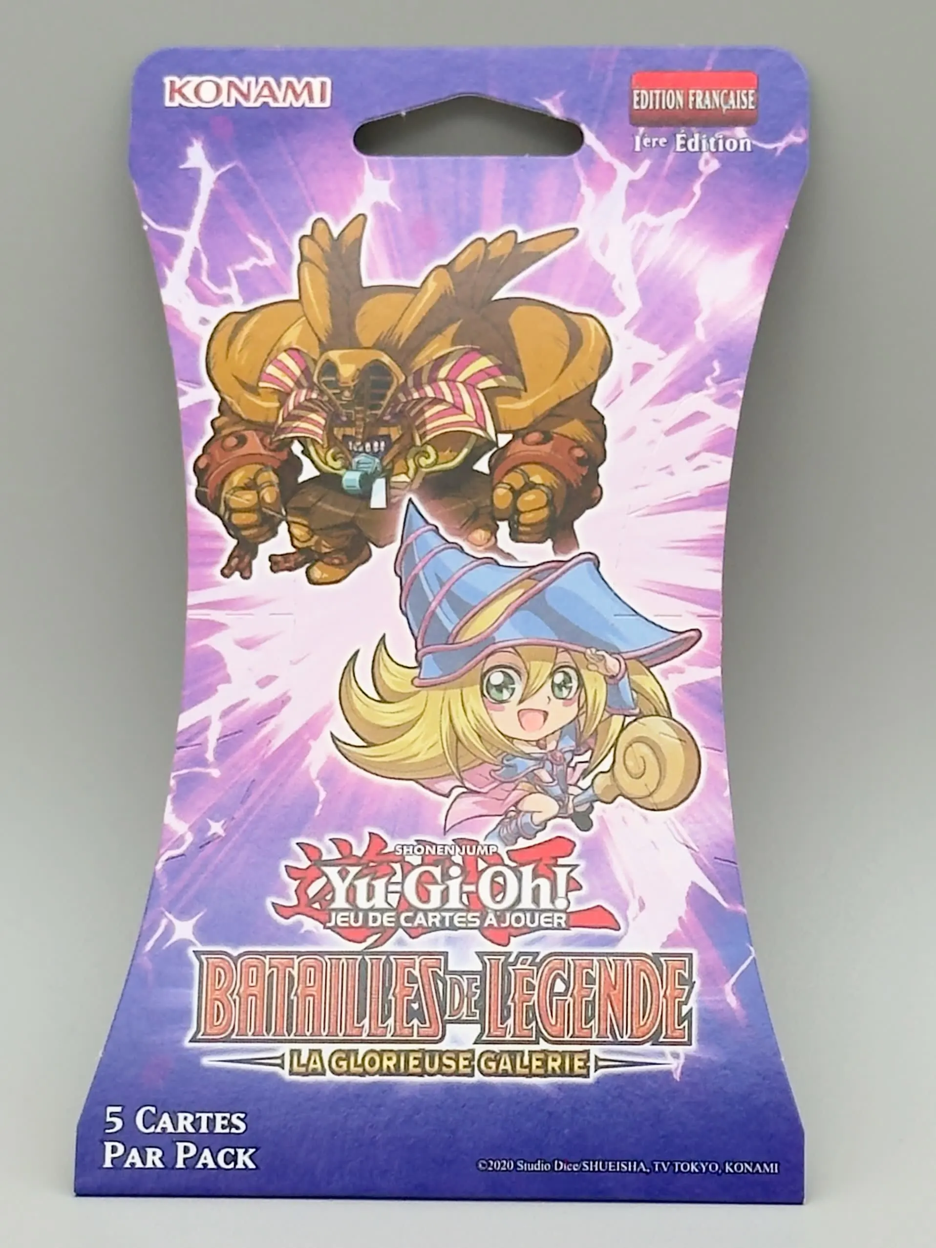 Booster blister Yu-Gi-Oh! Batailles de Légende – La Glorieuse Galerie – Booster 1ère Édition – Français