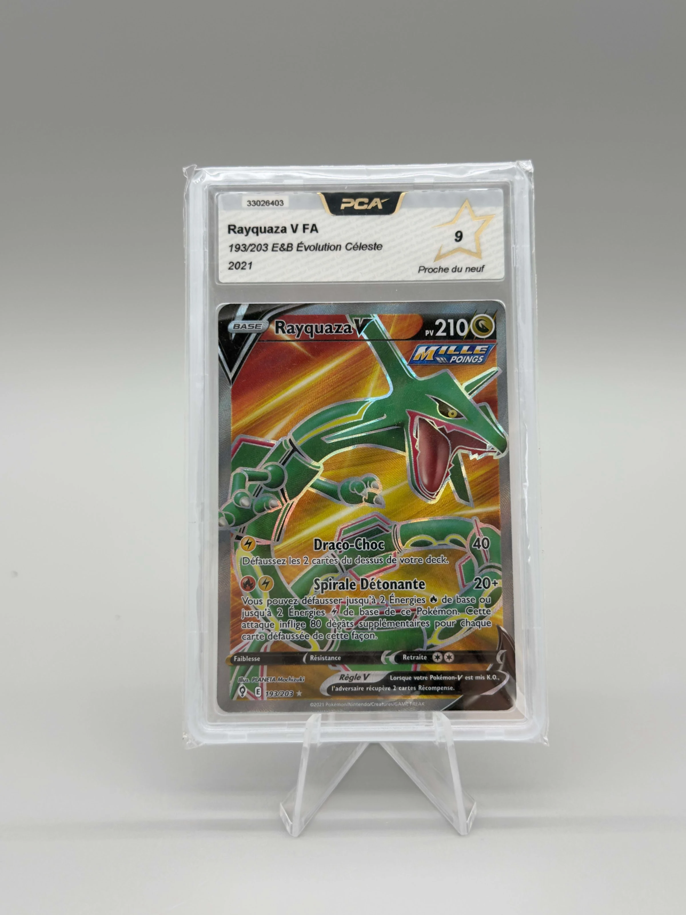 Pokémon – Rayquaza V Full Art 193/203 – Évolution Céleste