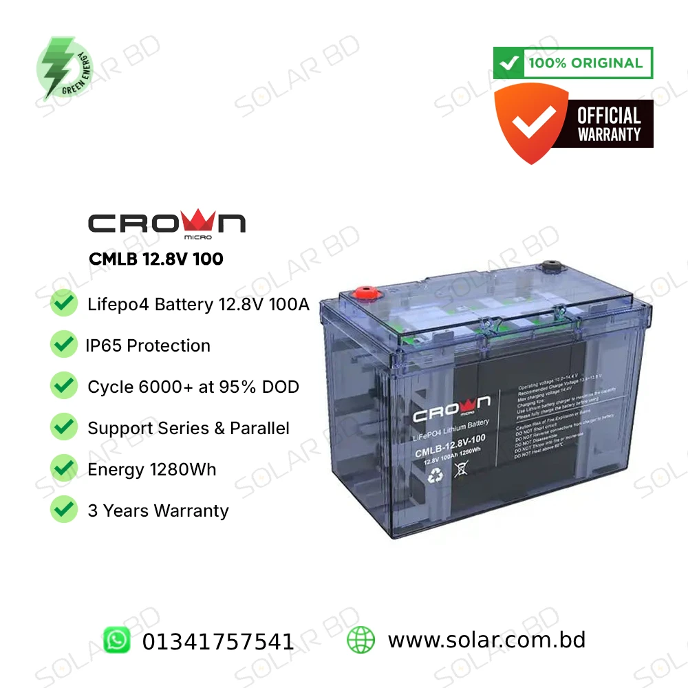 CROWN 12.8V 100Ah Lithium Battery