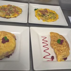 Britney and Ava’s Silver Medal Omelettes.