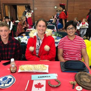 Canada represented by Dominic Benfell, Lauren Phillips and Firooze Colaabavala argued passionately for our Climate and also brought delicious pancakes and maple syrup.