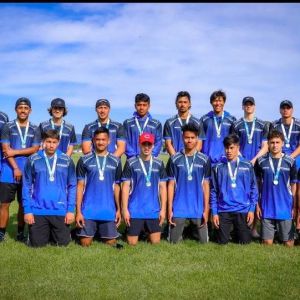 Winners of their grade - Whanganui U18 Boys Touch team. Winners of their grade - Whanganui U18 Boys Touch team.