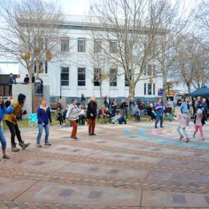 People of all ages came to have a dance during the event. Photo / Lewis Gardner. People of all ages came to have a dance during the event. Photo / Lewis Gardner.