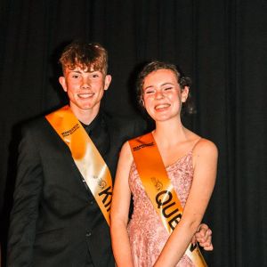 King and Queen - Connor Hoskin and Alice Doney.