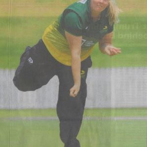 Photo of Jess shown in the Whanganui Chronicle, 22/8/20.  Photo supplied.