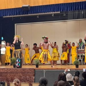 Tokelau dance (photo taken Fiafia night).