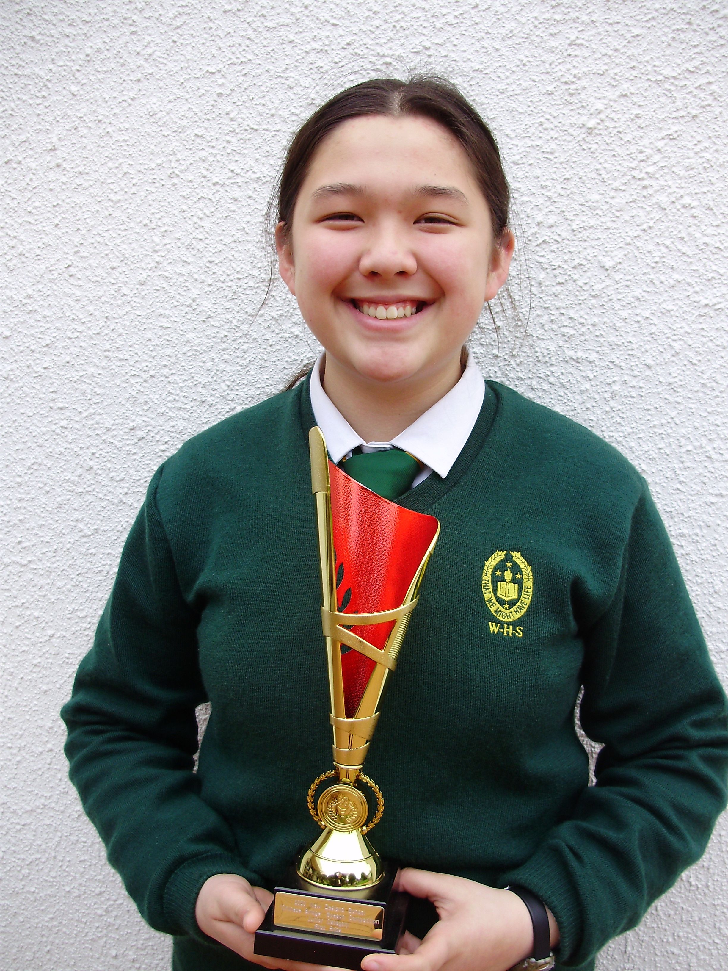 Reina Jones wins Chinese Speech Competition - Junior Category ...