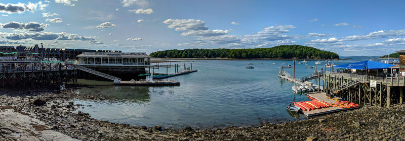 watefront in bar harbor