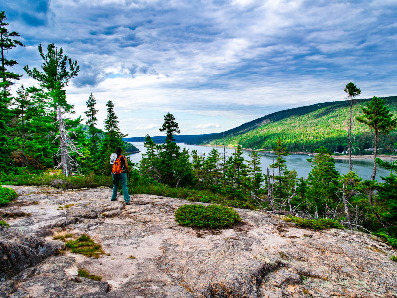 looking at somnes sound from flying mountain