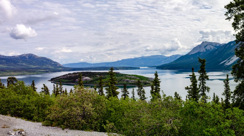 bove island in tagish lake