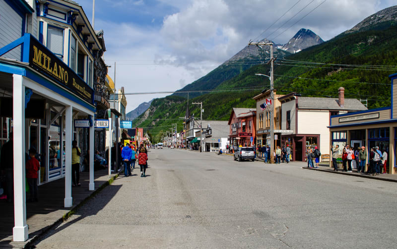 downtown skagway