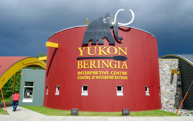 the front of the yukon beringia interpretive centre