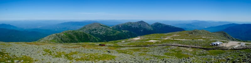 panoramic view from the top of mt washington