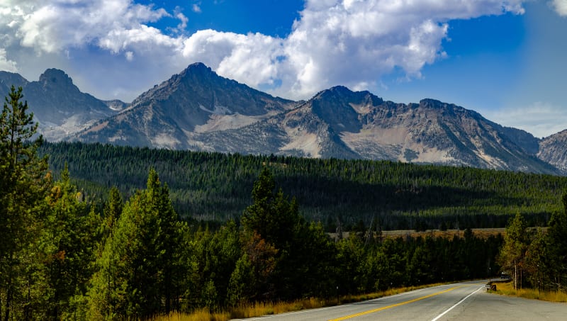 sawtooth mountains