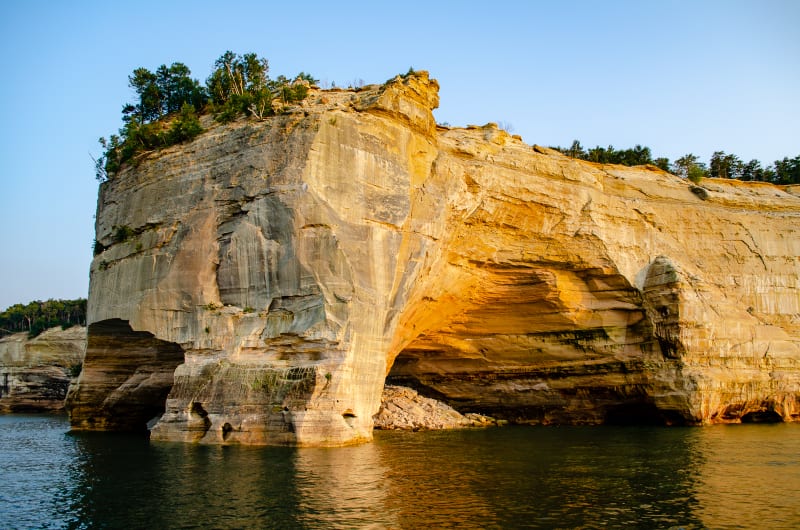 highest point along pictured rocks