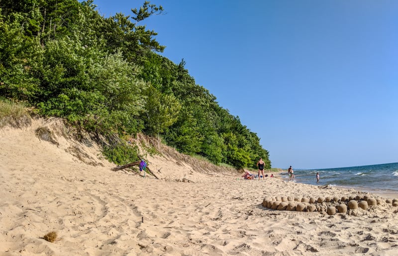 lakeshore at hoffmaster state park