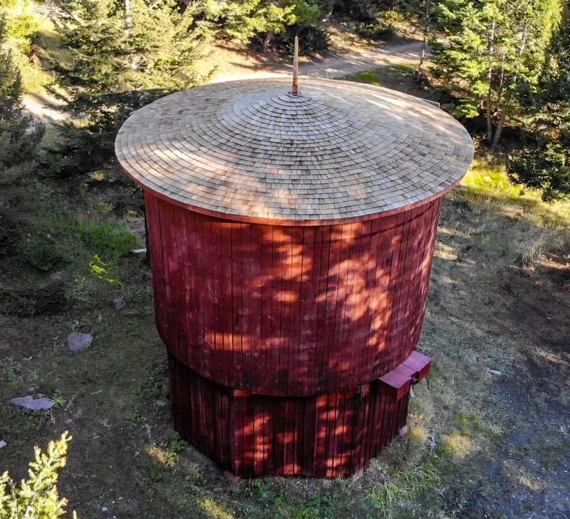 water tower in elkhorn montana