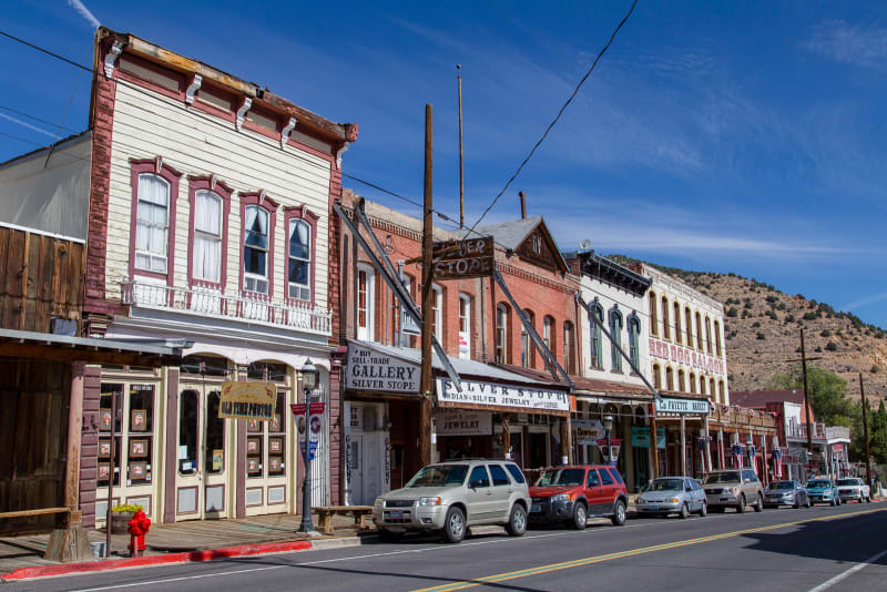 main street in virginia city