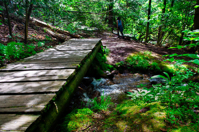 Bridge on the Shades of Death trail