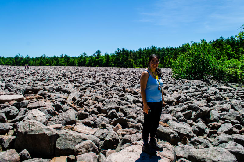 boulder field