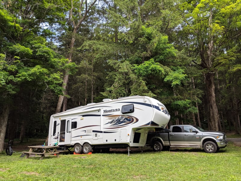 Our RV at Taconic State Park