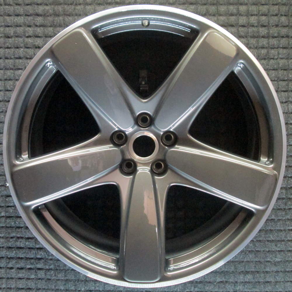 2015-2021 Porsche Macan 21″ OEM Wheel Rim Machined Lip w/ Gray Spokes