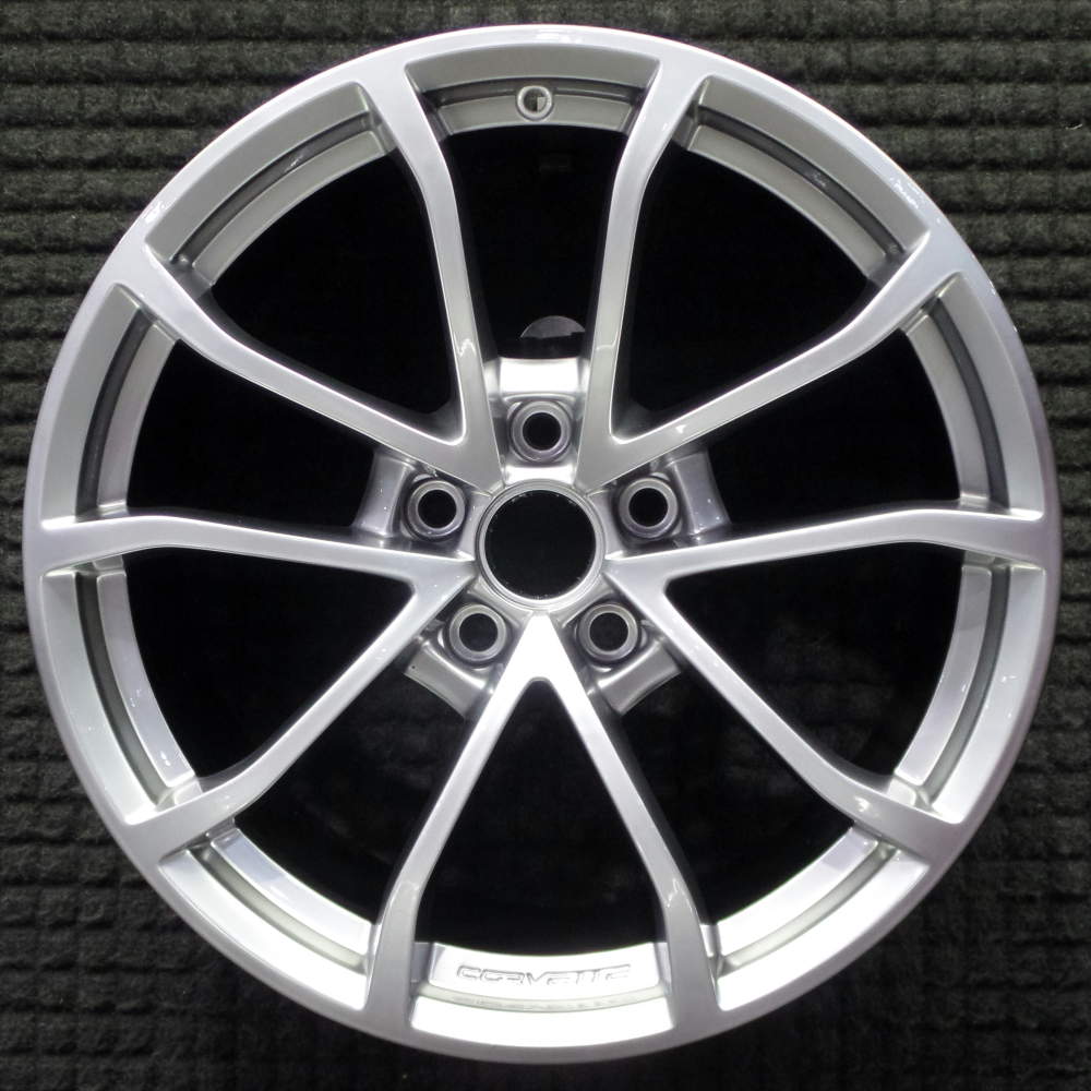Chevrolet Corvette 2017-2019 19″ OEM Wheel Hyper Silver