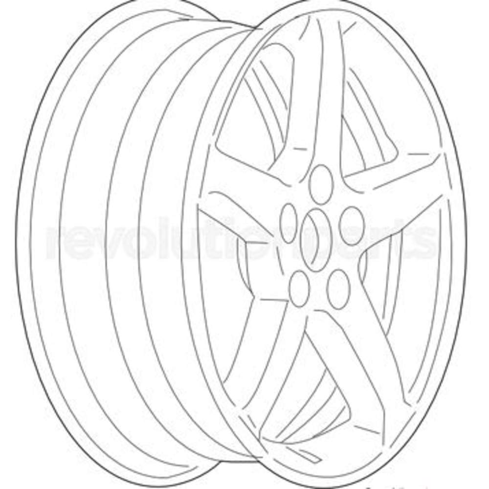 GMC Sky 2009 18" OEM Wheel Wheels America