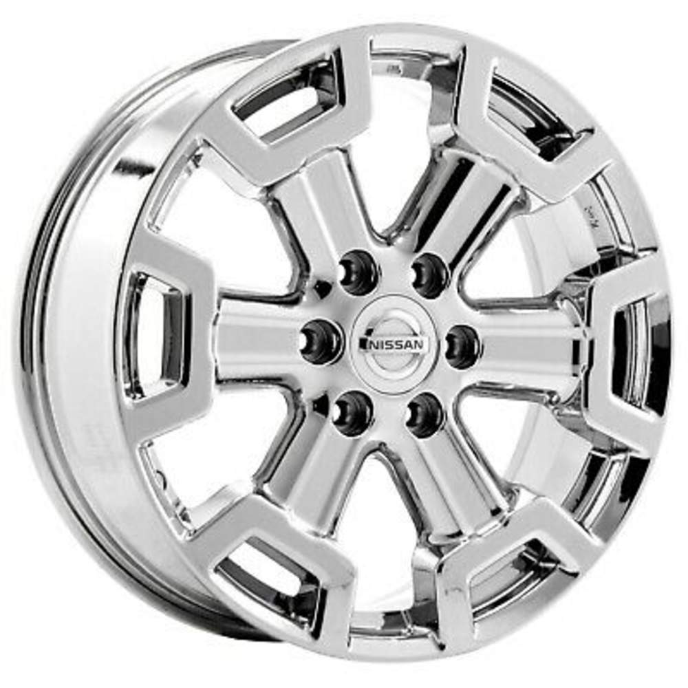 2021-2023 Nissan Titan XD 20″ OEM Wheel Rim PVD Bright Chrome