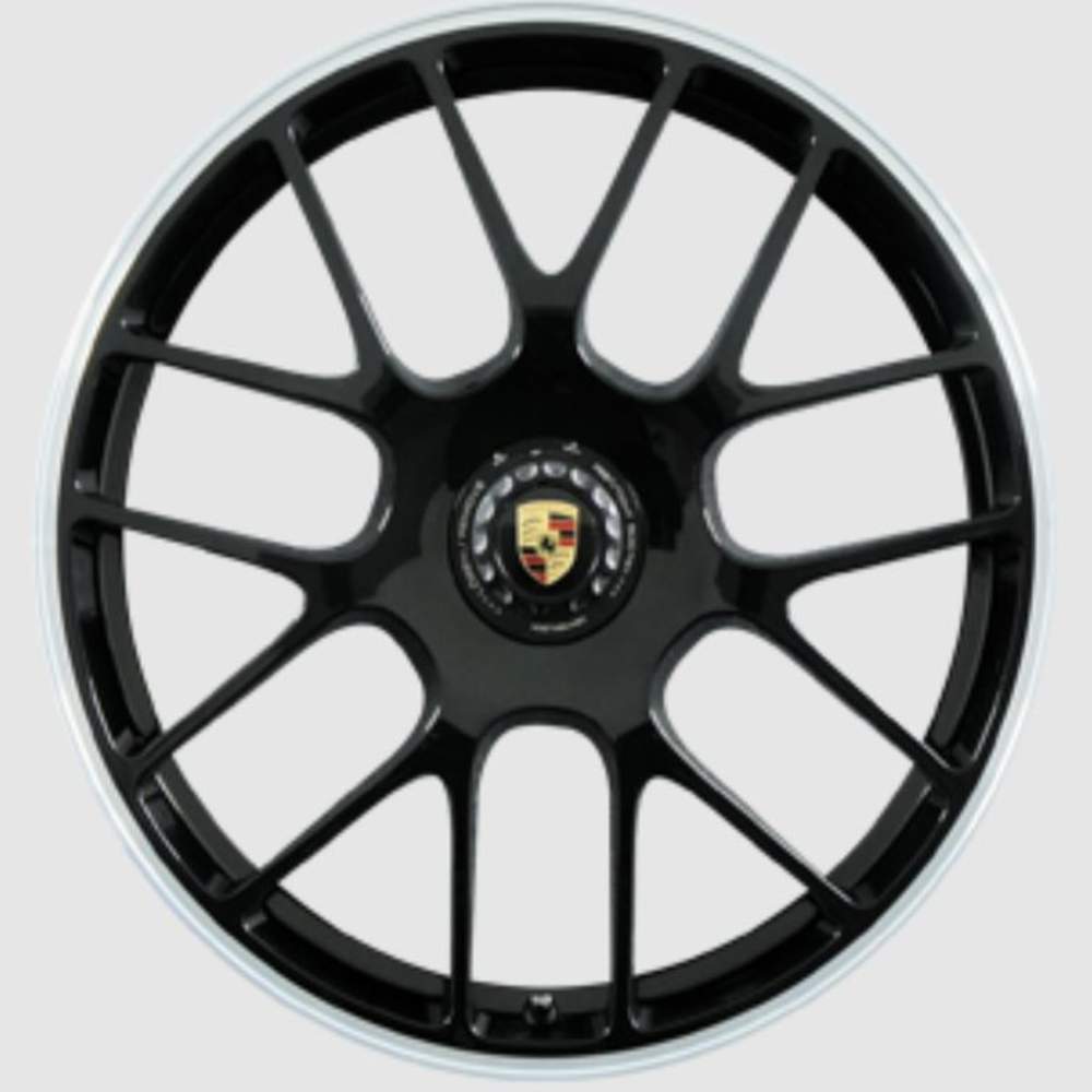 2011-2013 Porsche 911 19″ OEM Wheel Rim Matte Black