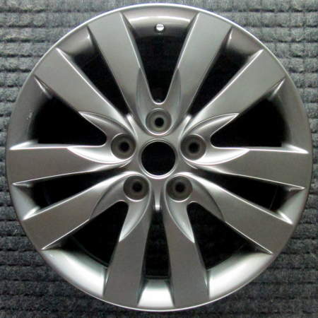 Kia Forte All Silver w// TPMS 17 inch OEM Wheel 2010-2012 529101M360 592101M3XX