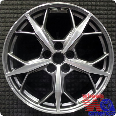 2021-2023 Chevrolet Corvette 19″ OEM Wheel Rim Machined w/ Charcoal Pockets