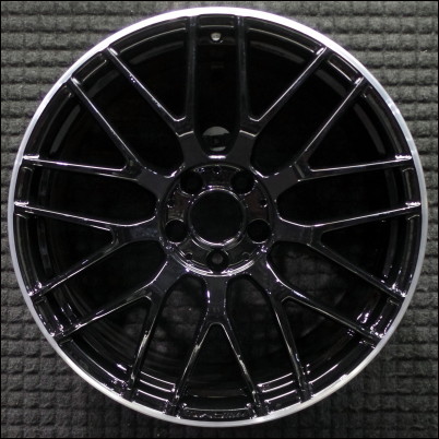 2017-2018 Mercedes-Benz C63 AMG 19″ OEM Wheel Rim Machined Lip w/ Black Spokes