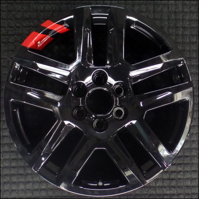 2020-2024 Chevrolet Silverado 1500 20″ OEM Wheel Rim Black w/ Red Stripe