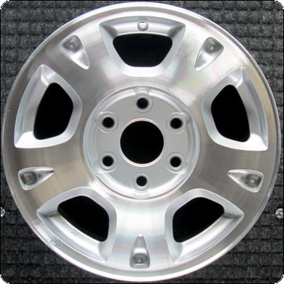 2002-2006 Chevrolet Avalanche 2500 17″ OEM Wheel Rim Machined w/ Silver Pockets