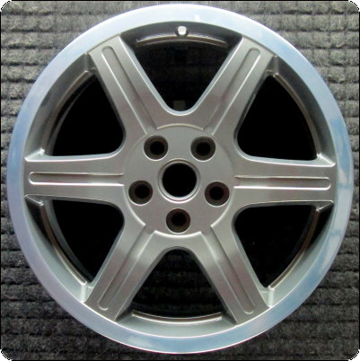 2006-2007 Saturn Ion 17″ OEM Wheel Rim Machined Lip w/ Charcoal Spokes