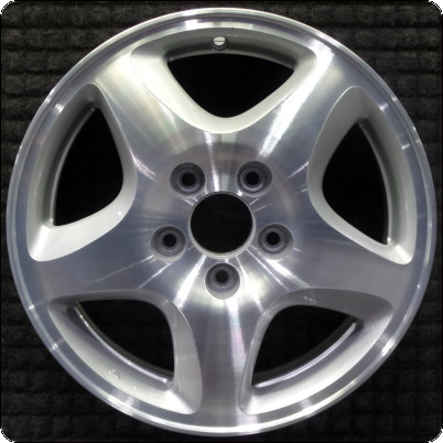 2002-2003 Acura TL Machined w/ Silver Pockets 16 inch OEM Wheel