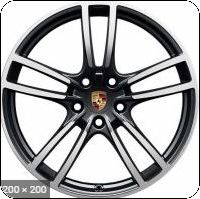 2019-2023 PORSCHE Cayenne 21″ OEM Wheel Rim Machined w/ Gunmetal Pockets