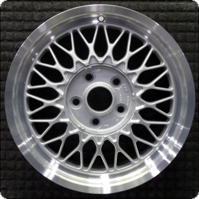 1987-1991 BMW M3 16″ OEM Wheel Rim Machined w/ Silver Spokes