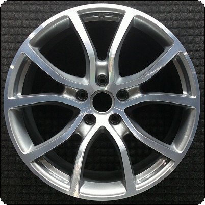 2018-2023 Porsche Cayenne 21″ OEM Wheel Rim Machined w/ Charcoal Pockets