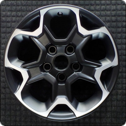 2020-2023 Jeep Wrangler 17″ OEM Wheel Rim Machined w/ Matte Black Pockets