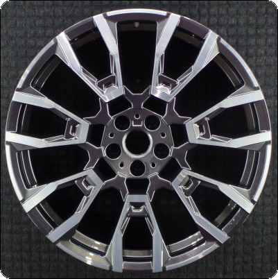 2024 BMW X6 21″ OEM Wheel Rim Machined w/ Charcoal Pockets