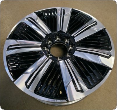 2025-2026 Cadillac Escalade IQ 24″ OEM Wheel Rim Polished w/ Black Pockets