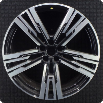 2023-2025 BMW i7 21″ OEM Wheel Rim Machined w/ Black Pockets