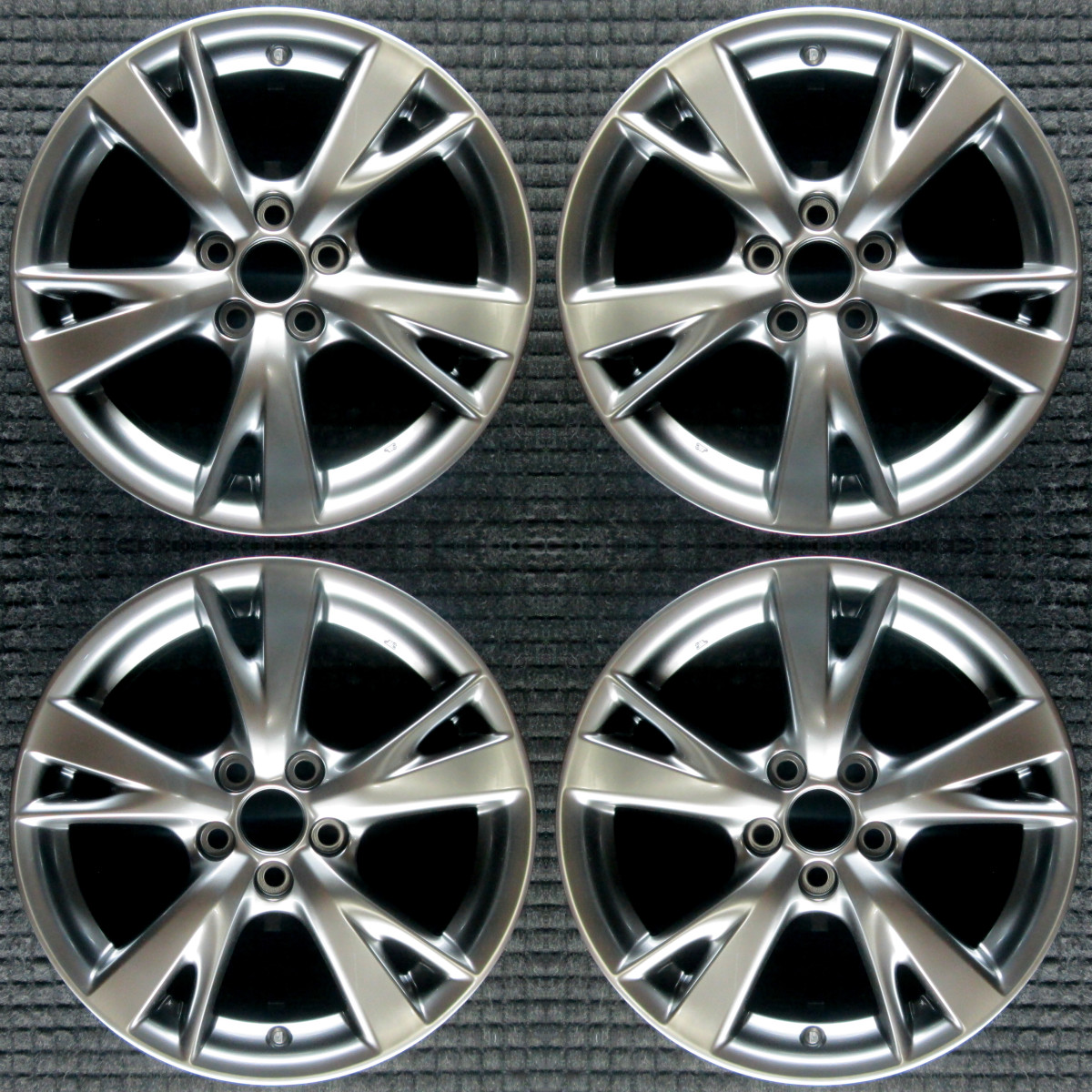 Lexus Es350 Hyper Silver 18 Oem Wheel Set 09 To 10 Ebay