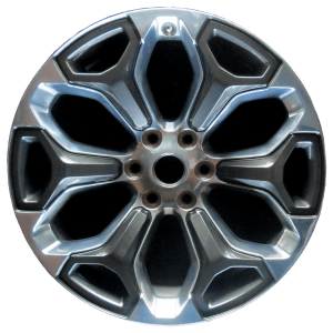 Genuine factory OEM Polished w/ Charcoal Pockets wheel for 2019-2024 Dodge, Ram Professionally remanufactured to like-new condition