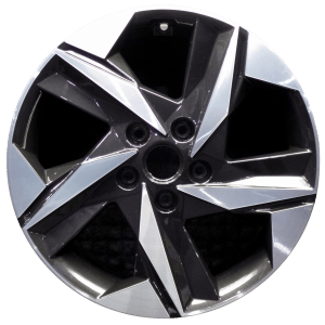 Genuine factory OEM Machined w/ Dark Gray Pockets wheel for 2021-2023 Hyundai Professionally remanufactured to like-new condition